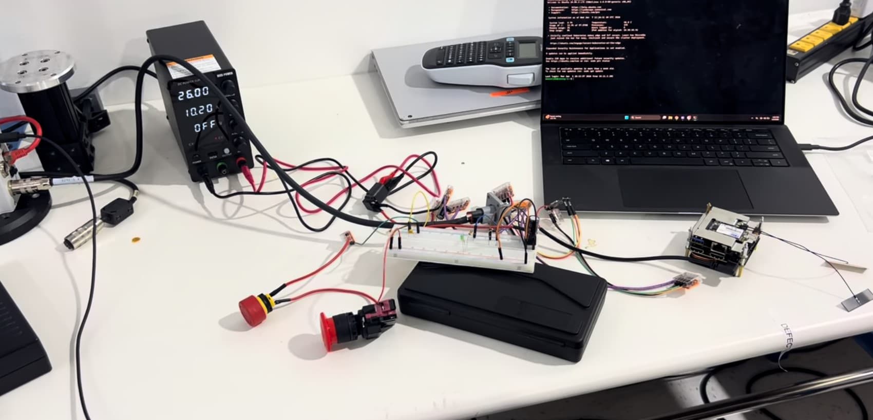benchtop testing of the electrical architecture