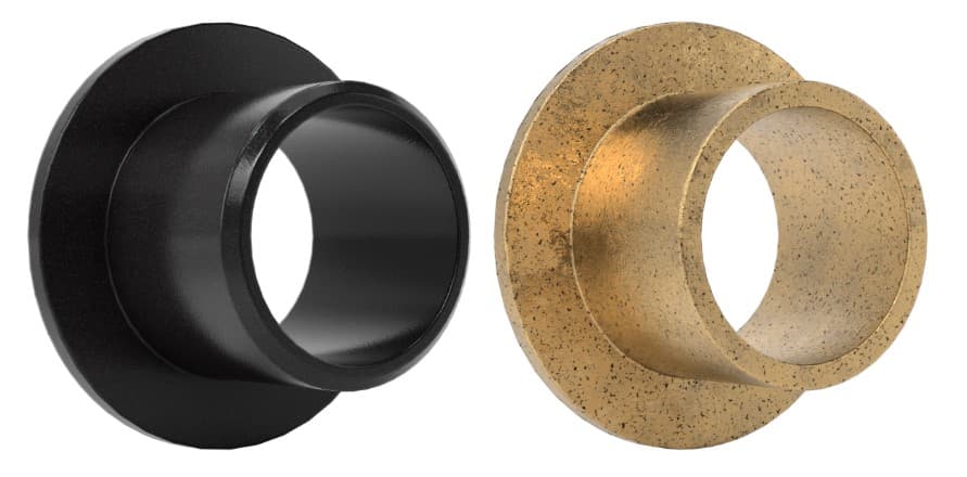 bronze and polymer bushings